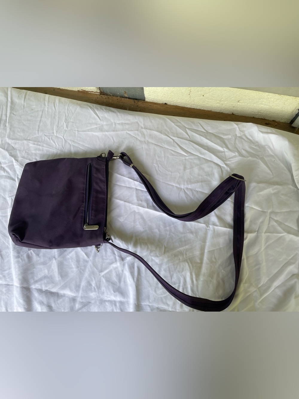 Travelon purple Crossbody Bag with Front Zip Pockets - Picture 6 of 6